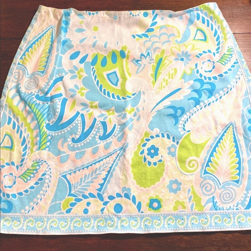 💚💙 Elie Tahari Vintage Paisley Y2K Indie Skirt